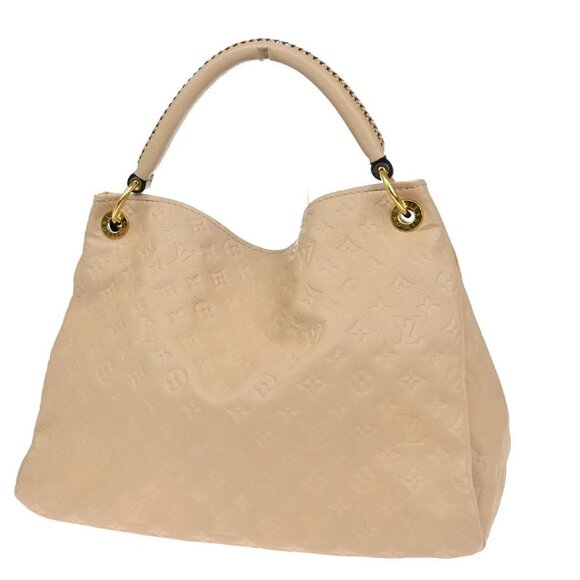 LOUIS VUITTON Artsy MM Shoulder Bag Monogram Empreinte Beige M93449 56EF256 - Picture 1 of 15